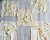 ワンタンの皮でしらすチーズ焼き作り方2写真