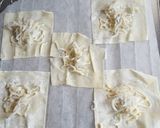 ワンタンの皮でしらすチーズ焼き作り方3写真