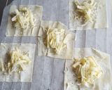 ワンタンの皮でしらすチーズ焼き作り方5写真