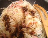 給料前に！もやしの【焼きそばソース】炒め作り方5写真