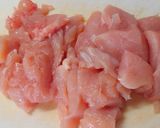 鶏むね肉のガーリックバジルペッパー焼き♪作り方1写真