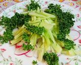 ☆簡単家飲みおつまみ☆刺身サラダの中華風作り方4写真