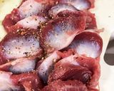 砂肝と蒟蒻のコチュジャン炒め作り方1写真