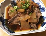 ブリのあら煮。ブリ大根。あら煮の検索1位作り方5写真