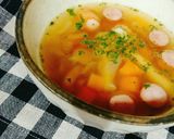 にんにく醤油入り＊野菜のコンソメスープ＊作り方7写真