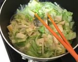 鯖缶で味付けいらず！和風パスタ作り方3写真
