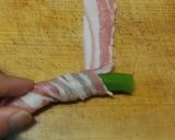 オクラの豚肉巻き作り方1写真