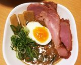 【彩り肉味噌で】濃厚魚介醤油の本格つけ麺作り方4写真