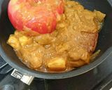 トマト&ハンバーグ&チーズカレー作り方5写真