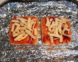 ビールのおつまみ〜油揚げのピリ辛ピザ風作り方5写真