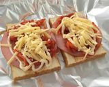 ゆる糖質制限☆厚揚げハムキムチーズ作り方3写真