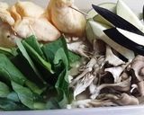茄子と舞茸、きんちゃく卵の旨煮作り方1写真