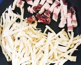 糖質制限☆エリンギ麺のクリームパスタ風作り方1写真
