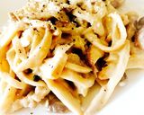 糖質制限☆エリンギ麺のクリームパスタ風作り方4写真