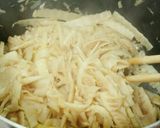 淡竹(はちく)のニンニク炒め作り方5写真