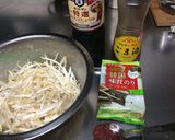 さっぱり!もやしの梅海苔和え作り方1写真