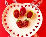 アスパラお花のオープンサンド♡オムアート作り方4写真