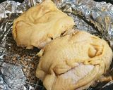 お手軽!時短!フライパンチキンスモーク♪作り方5写真