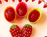 いちご型ケチャップ（ぷるるんアガー使用）作り方3写真