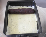 卵焼き器で簡単＊あんこ入りバウムクーヘン作り方5写真