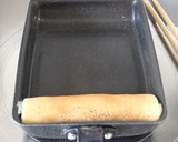卵焼き器で簡単＊あんこ入りバウムクーヘン作り方6写真