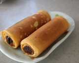 卵焼き器で簡単＊あんこ入りバウムクーヘン作り方8写真