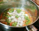 犬ごはん 鶏肉とエンドウ豆のスープ作り方3写真