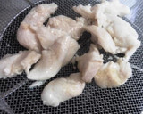 鶏ささみとなすの冷製みそだれサラダ作り方3写真