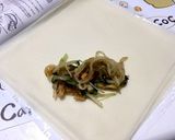 もやし★もやし水菜の焼き春巻き作り方4写真