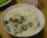 旬♪豆ご飯作り方6写真
