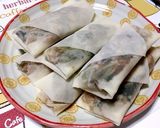 もやし★もやし水菜の焼き春巻き作り方5写真