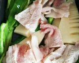 簡単豚肉と筍とピーマンのニンニク味噌焼き作り方2写真
