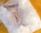 鶏もも蒸し鶏☆ネギチーズチキンロール作り方1写真