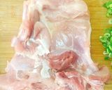 鶏もも蒸し鶏☆ネギチーズチキンロール作り方2写真