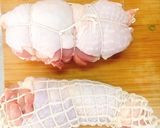 鶏もも蒸し鶏☆ネギチーズチキンロール作り方4写真