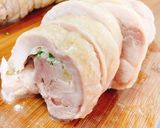 鶏もも蒸し鶏☆ネギチーズチキンロール作り方14写真