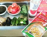 *トマトジュースで冷製パスタ*作り方1写真