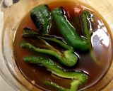 なすびとピーマンの焼き浸し作り方4写真