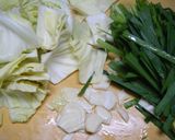 博多の味　寒い日はもつ鍋で温まってね＾＾作り方3写真