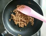 ガッツリ☆肉味噌ベーコンエッグ冷やし麺。作り方3写真