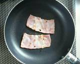 ガッツリ☆肉味噌ベーコンエッグ冷やし麺。作り方5写真