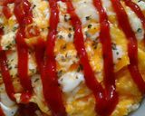 スクランブルエッグ風ケチャップオムライス作り方5写真