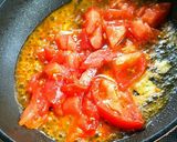 トマトの甘酢あん作り方4写真