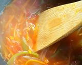 トマトの甘酢あん作り方7写真