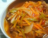 トマトの甘酢あん作り方9写真