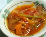 トマトの甘酢あん作り方10写真