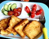 簡単すぐ!食パンでフレンチトースト♡作り方10写真