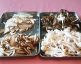 キノコとニンニクの常備菜作り方1写真