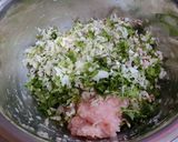 パクチー餃子♡作り方3写真