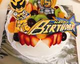 2層 アイスケーキ キュウレンジャー作り方11写真